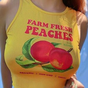 Peaches Crop Tank